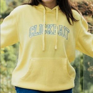 David Dobrik Yellow Clickbait Hoodie
